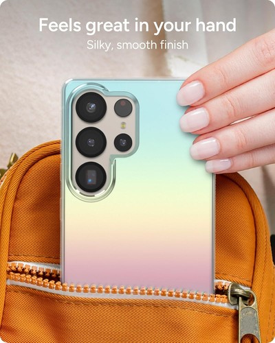 Funda ZAGG Milan Samsung Galaxy S25 Ultra - 13 ft protección contra caídas, acabado iridiscente - Imagen 7 de 10