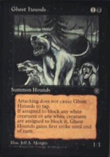 Ghost Hounds - Homelands: #49, Magic: The Gathering Nm R109