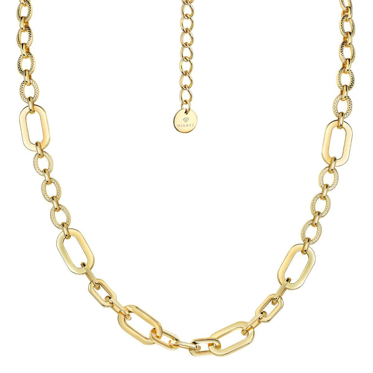 Women Necklace Gold Plated 24 Carat King s Chain Watertight K6118D