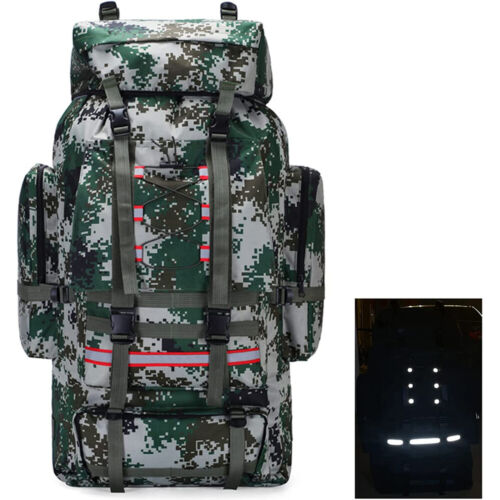 Zaino tattico militare escursionismo 100L 130L zaino campeggio outdoor viaggio borsa - Foto 16 di 29