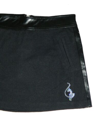 Baby Phat kleines Mädchen Mixed Media Rock Kunstleder mit Innen Kurzgröße 4T - Bild 2 von 3