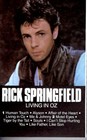 Rick Springfield Living In Oz 1983 Hard Classic Rock Roll Cassette Tape Pop