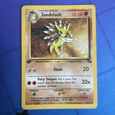 Sandslash 41/62 1st Edition Fossil Regular