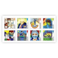 Royal Mail - Heroes of the C-19 Pandemic - Set of 8 stamps - MNH