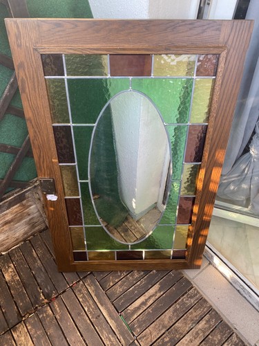 Bleiverglasung Buntglas Buffet Jugendstil - Bild 2 von 24