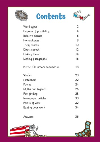 KS2 Year 5 Maths English 4 Pack Home Learning Activity Book with Answer Age 9-10 - Picture 9 of 12