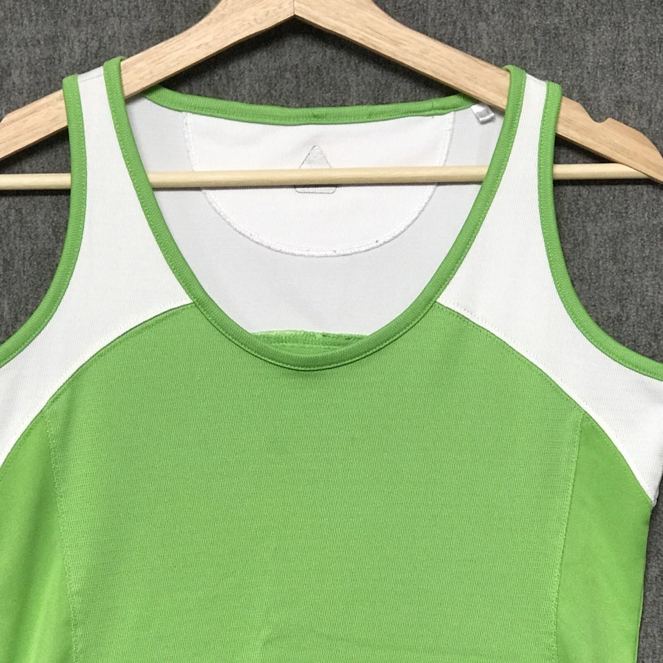 Camisa Bolle para mujer mediana verde sin mangas golf tenis top ropa deportiva camiseta sin mangas Foto 2 de 4