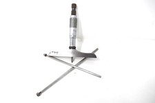 STARRET DEPTH MICROMETER WITH EXTRA DEPTH GAUGES  445 L.S. STARRETT COMPANY