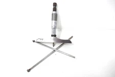 STARRET DEPTH MICROMETER WITH EXTRA DEPTH GAUGES  445 L.S. STARRETT COMPANY