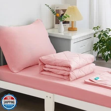 Biloban 4 Piece Toddler Bedding Set,Ultra Soft and Breathable Crib Bedding Se