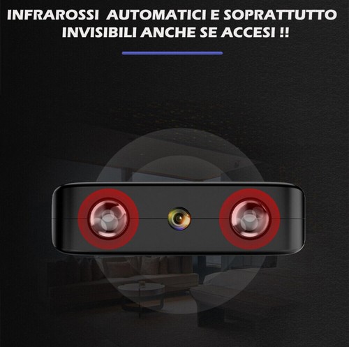 Micro Telecamera Wifi infrarossi microcamera mini ip wireless mini micro - Foto 8 di 9