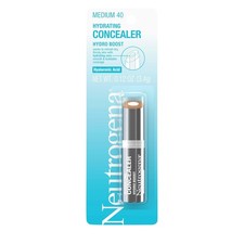 Neutrogena Hydro Boost Hydrating Concealer Stick for Dry Skin, 40/Medium 