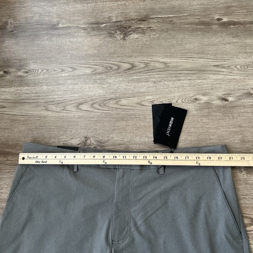 Pantaloncini da golf J Lindeberg Vent uomo 40 grigi 10 pollici cuciture interne 4 vie elasticizzati nuovi - Foto 4 di 12