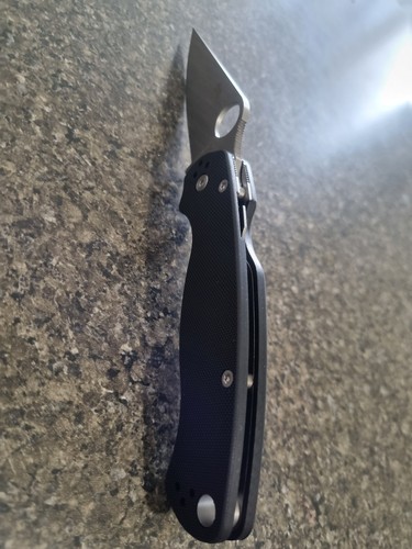 SPYDERCO PARAMILITARY 2 Folding Knife EDC - CPM S30V Steel - PM2 Black G10 -used - Picture 12 of 17