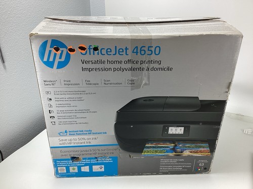 NEU HP OfficeJet 4650 WLAN All-in-One Drucker Fax Kopieren Scannen