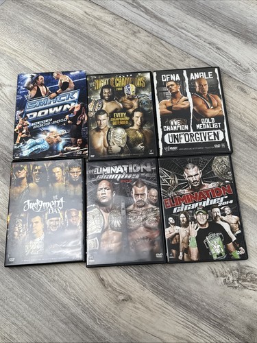 Lot of 90 WWE Wrestling DVDs – PPV Events, Superstar Highlights ECW WCW WWF - Bild 11 von 16