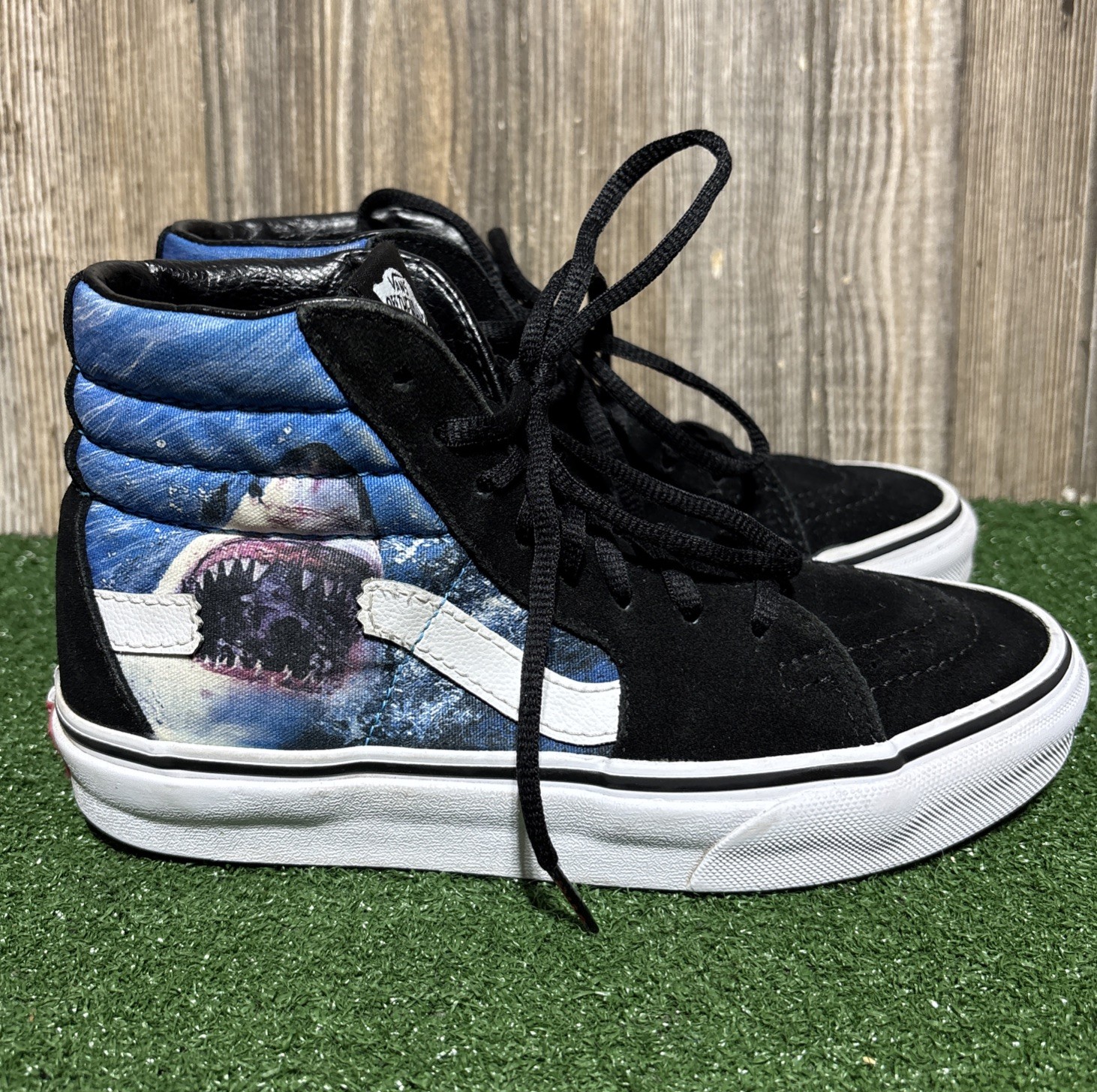 SAOLA Vans Shark Week Sk8 Hi Sneaker da skate alte uomo 3 5 donna 5 bambini 3 3 5