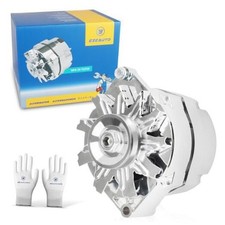 New 1 Wire Self Exciting Alternator High Output 105Amp Replacement for Chrome