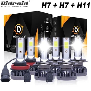 Pour Hyundai Sonata 2011 2012 2013 2014 LED Ampoules des phares + Kit de combo léger de brouillard