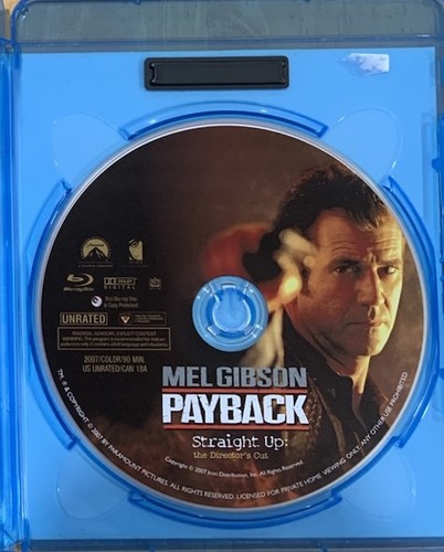 Payback (Bluray, 2007) *MEL GIBSON* Straight Up: The Directors Cut - Bild 2 von 3