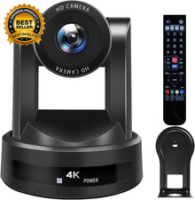4K PTZ Camera 10X Optics Zoom HDMI SDI USB and IP Streaming Output for Churches