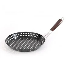 Grilling Skillet Grilling Pan Steak Meats Grilling Pan Folding Handle Barbecue