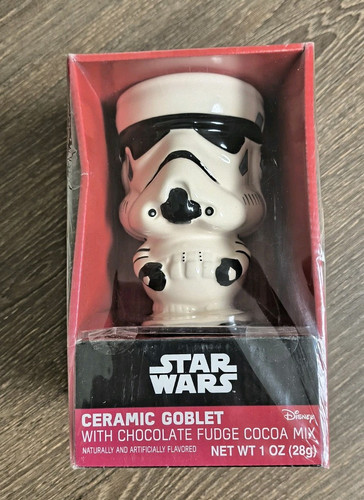 NEW ~ Star Wars Storm Trooper Full Body Footed Mug Goblet Cup 6" Ceramic Galerie - Picture 1 of 9