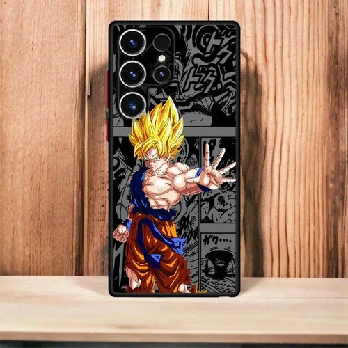 Coque téléphone animée Goku Vegeta Samsung Galaxy S25 S24 S23 S22 S21 FE Plus Ultra - Photo 10 sur 16