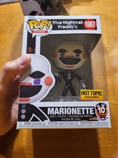 Funko Pop Marionette #1007 Five Nights at Freddy's Hot Topic Exclusive READ