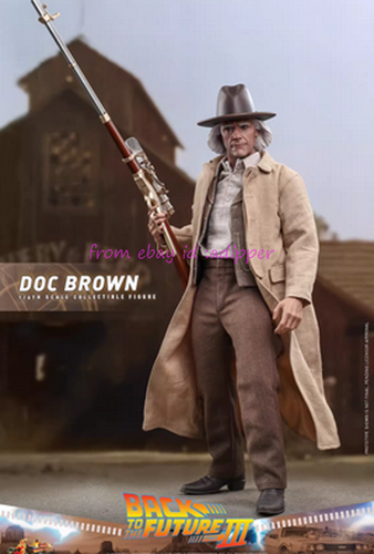 Perfect Hot Toys Mms617 1/6 Back To The Future Iii: Doc Brown Action Figure - Picture 6 of 13