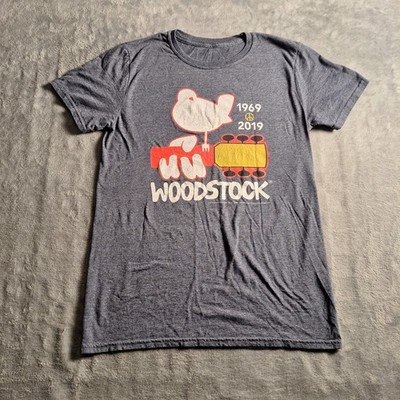 Woodstock 50 Year Anniversary Shirt Official 2019 Woodstock Ventures Shirt Small