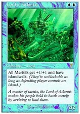 MTG English Lord of Atlantis NM Foil 7th Edition