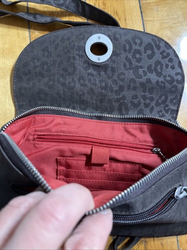 Baggalini Monaco Clutch Wristlet Purse Convertible Crossbody Bag Brown - Picture 8 of 8