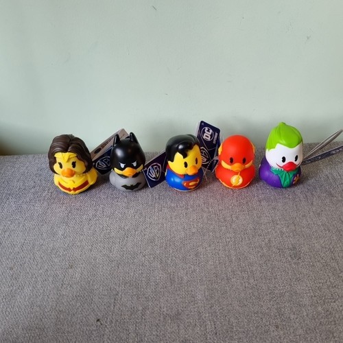 DUCKALOOZ ● DC Justice League ● Full Set Of 5 ● Batman Super Wonder Flash Joker - Picture 3 of 6