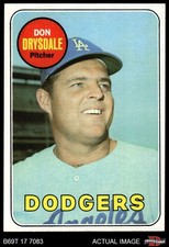 1969 Topps #400 Don Drysdale Dodgers HOF 4 - VG/EX