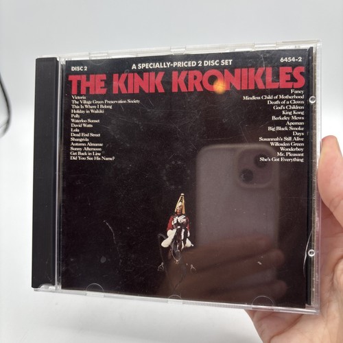 Disc 2 Only Kink Kronikles by The Kinks (CD, 1990) With Jewel Case DISC 2 ONLY
