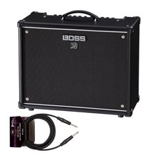 Boss KTN 100 3 Katana Gen 3 100W 1x12 Combo Guitar Amplifier Bundle Black 