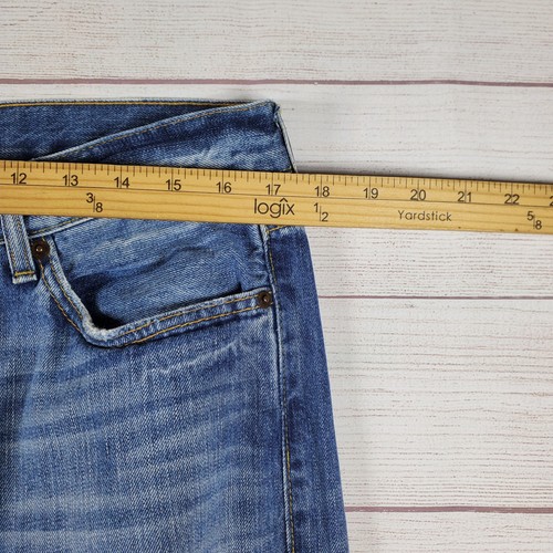 Jeans dritti vintage Ralph Lauren Denim & Supply uomo 34x34 blu jeans Y2K - Foto 7 di 8