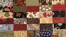 Winter Charm, 60 Sq Charm Pack Cozy Quilt Fabrics, by Moda, Hoffman, Andover etc