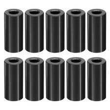 M6 Aluminum Spacers, 10 Pcs Metal Spacer Aluminum 1/4" ID x 1/2" OD x 1" L