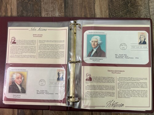 1986 Presidents Of The USA First Day Cover Stamp Album Postal Commemorative - Picture 4 of 23