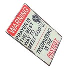  Vintage Tin Poster Warning Sign Metal Wall Signs Funny Decorations