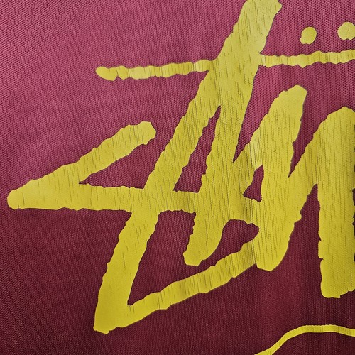 Stussy Football Soccer Jersey Size Small Red Green S-Links Logo Long Sleeve - Bild 15 von 16