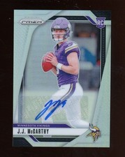 2024 Panini Silver Prizm #400 JJ McCarthy Vikings RC Rookie AUTO