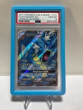 GYARADOS GX - FULL ART #101 PSA 10 POKEMON SM CRIMSON INVASION 2017