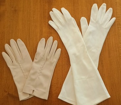 Vintage Ladies Nylon Dress Gloves 2 Pair Long 14.5" sz 6/7 Short 8" sz 7.5 | eBay Vintage Ladies Nylon Dress Gloves 2 Pair Long 14.5" sz 6/7 Short 8" sz 7.5 | eBay
