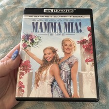 Mamma Mia! The Movie (4K Ultra HD+Blu-ray) 3 Discs. Meryl Streep. EXCELLENT