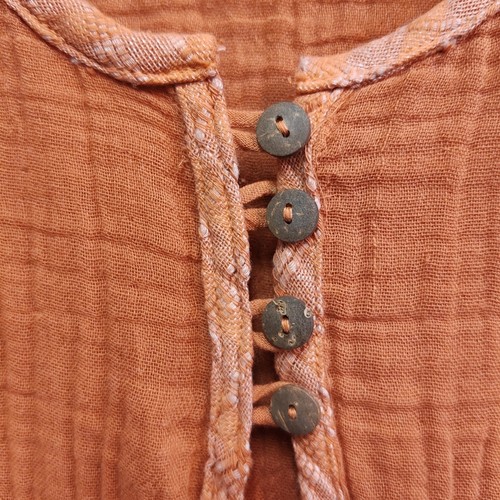 Sacred Threads Textured Cotton Open Jacket - Size Large - Picture 6 of 11