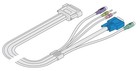 VGA to VGA, PS/2 & Audio KVM Cable - 1:5 Cable - Speaker, Microphone, PS/2, VGA