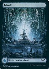 MTG Island (0273) - Full Art Foil NM Duskmourn: House of Horror Magic 273